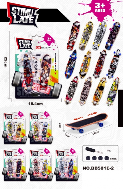 Két fingerboardból álló készlet