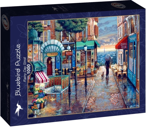 Bluebird puzzle Procházka v deštivém dni 1000 darab