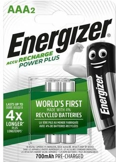 Energizer Power Plus AAA újratölthető akkumulátor 700 mAh, 1,2 V (2 db)