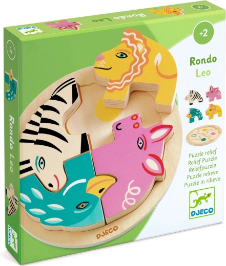 DJECO Rondo Leo fa bedugós kirakó