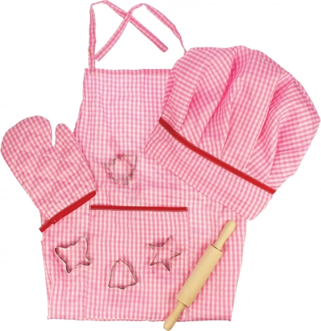 Bigjigs Toys rózsaszín gyerek szakácskészlet