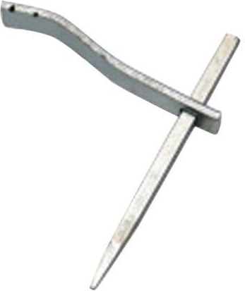 Fasádkampó, horganyzott, 140 mm