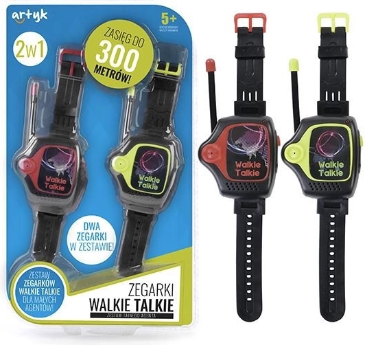 Gyerek walkie-talkie órák (2 db) – akár 300 m hatótáv