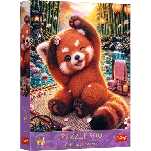 Cuki vöröspanda-motívum a Cuteness Overload sorozatból