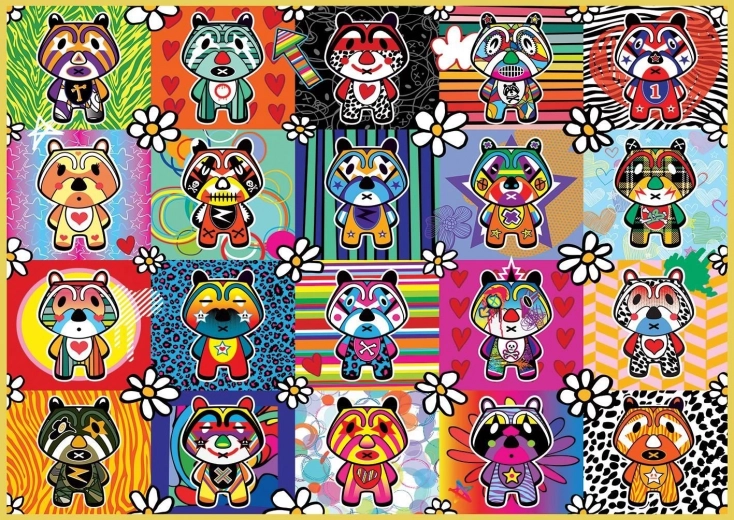 Tantan és Momo puzzle, 500 darabos