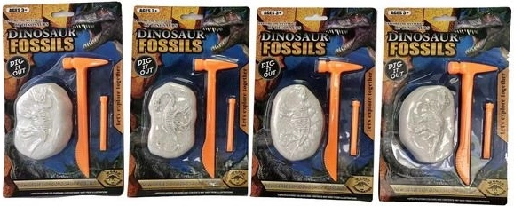 Dinoszaurusz fosszília DIY - ásd ki saját csontvázad