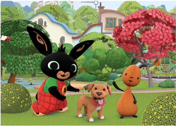 Puzzle Bing és kutyussal 24 darabos maxi