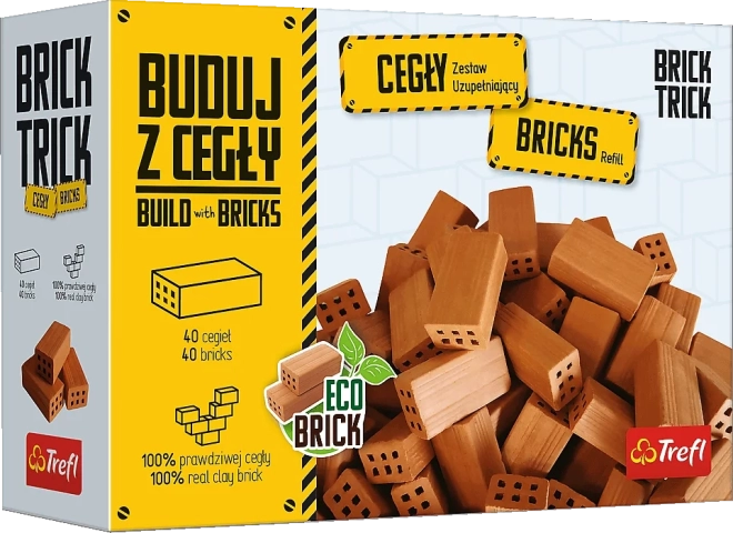 Trefl Brick Trick kiegészítő csomag hosszú téglák – 40 db