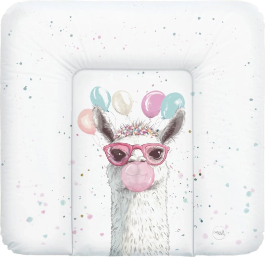 Ceba baby puha pelenkázó alátét Basic Crazy Lama 75 × 72 cm