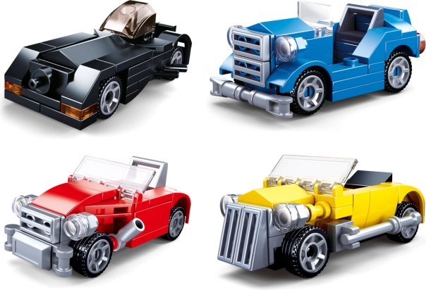 Sluban hot rod építőkészlet gyerekeknek