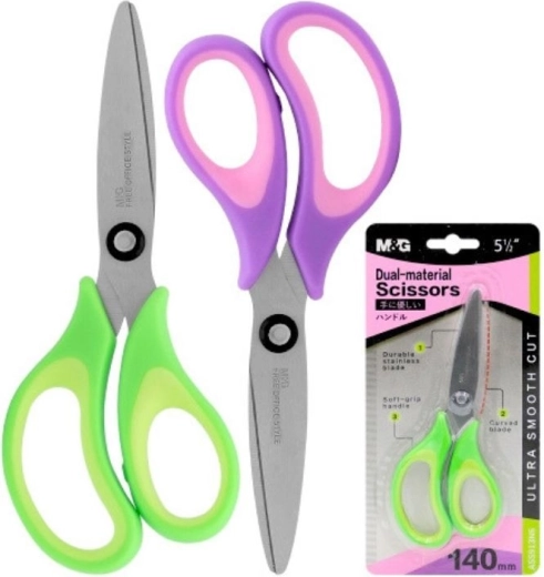 M&G Dual-material iskolai olló – 1 db
