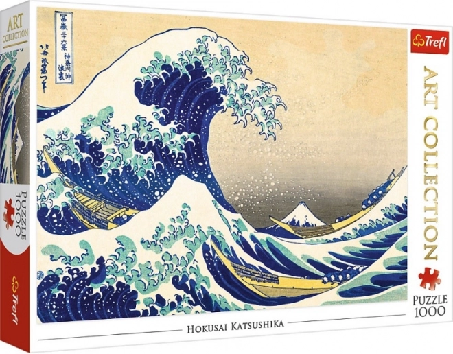 1000 darabos puzzle Art Collection Nagy hullám Kanagawánál