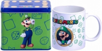 bögre és persely Super Mario Luigi