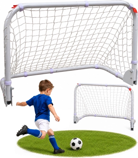 Összecsukható gyermek futballkapu 90 × 60 × 50 cm