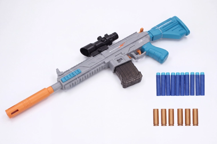 Pioneer M416 puska habszivacs lövedékekkel és töltényekkel