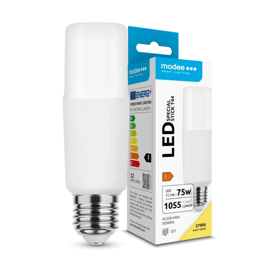 Modee Lighting Stick T44 LED izzó 11,1 W E27 meleg fehér 1055 lm