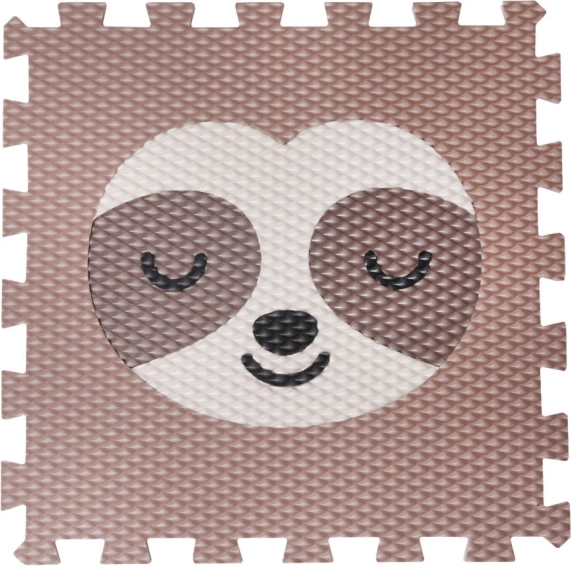 Minideckfloor lajhár, barna krém színű lajhárral