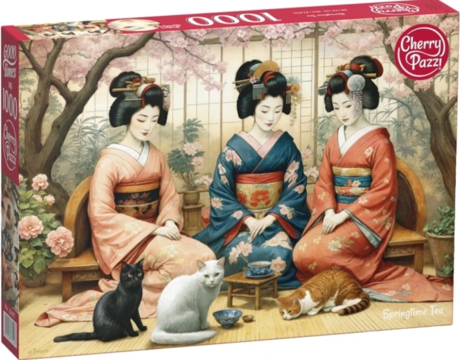 Cherry Pazzi puzzle Tavaszi tea 1000 darab