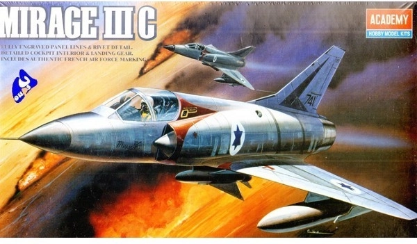 DASSAULT MIRAGE IIIC 1:48 műanyag repülőgép-készlet az ACADEMY-től