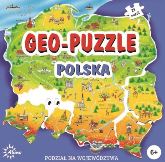 Puzzle Geo-kirakó Lengyelország