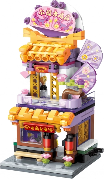 Qman City Corner – legyezőbolt építőkészlet