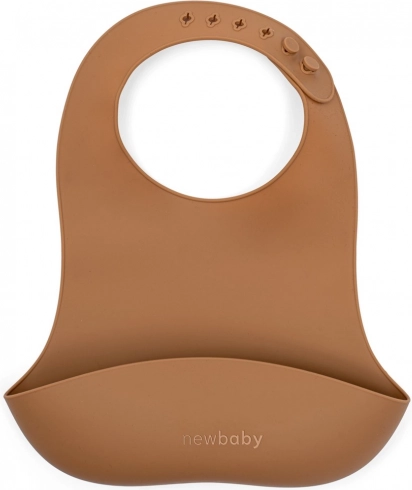 Új Baby szilikon előke barna