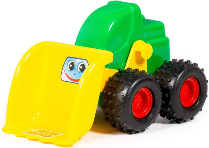 Kis traktor rakodó mozgatható kanállal – 1 db
