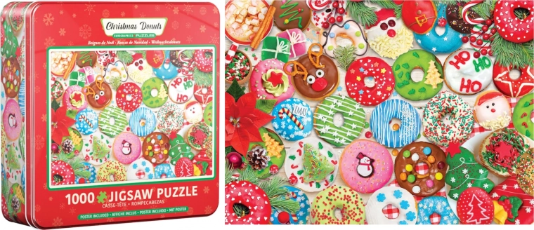 EUROGRAPHICS Puzzle Karácsonyi fánkok 1000 darab