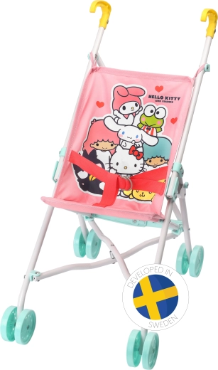 Hello Kitty és barátai babakocsi babákhoz