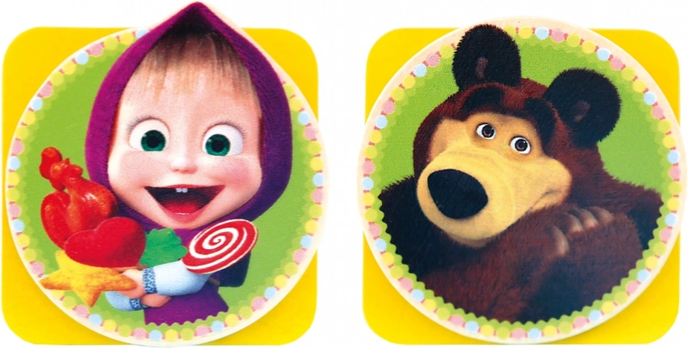 Mágneses csipesz Mása és a medve