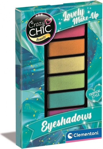 crazy chic teen make-up eyes tropical vibe szemhéjpúder paletta