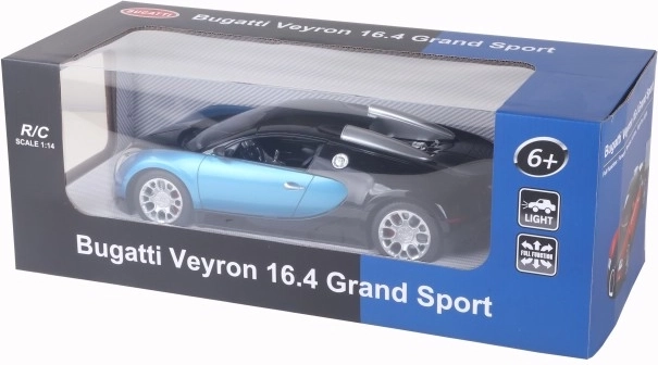 Rc autó bugatti veyron 1:14 piros vagy kék