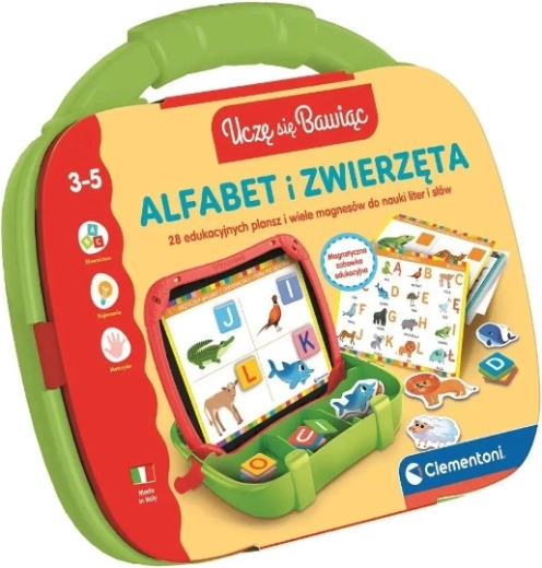 Oktató bőrönd Betűk és állatok