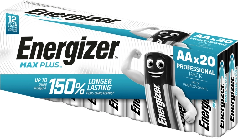 Energizer Max Plus AA alkáli elemek 20 db