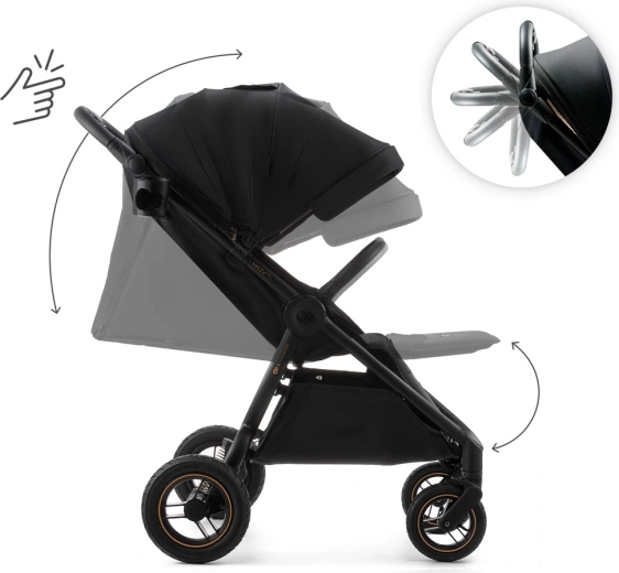 Nagy kupola UPF50+-szel és okos szellőzéssel