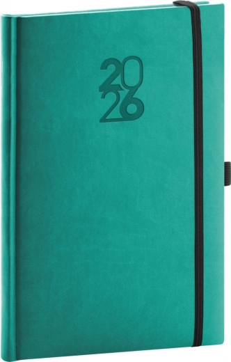 Notique Aprint Top 2026 heti határidőnapló türkiz 15 x 21 cm