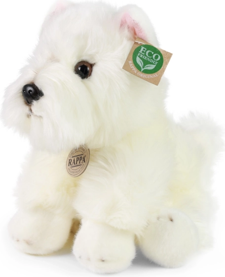 Plüss westie kutya 30 cm, környezetbarát