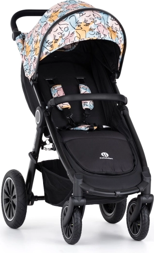 Petite&Mars sport babakocsi Street+ Air black limited 100 Faces