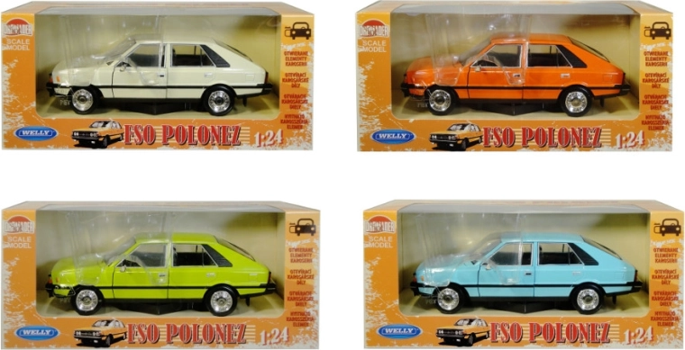 Welly Polonez 1:24 fém modell FSO Polonez 1500 MR ’78
