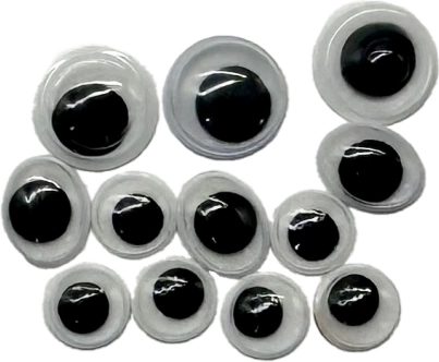 Díszítsd az alkotásokat csillámmal és mozgó szemekkel