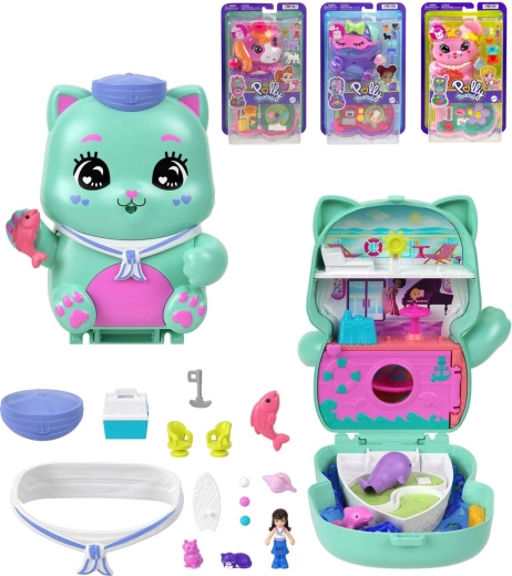 Mattel Polly Pocket zsebbe való pici zsebvilág meglepetéssel (különböző típusok) - 1 db