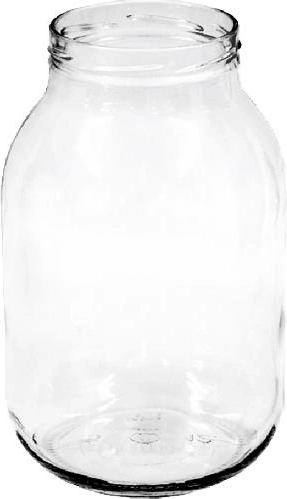 Üveg befőttes üveg 3000 ml, 100 mm széles szájjal