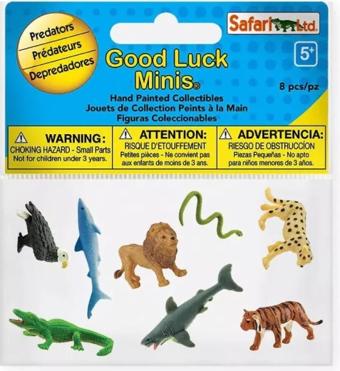 Safari Ltd. mini ragadozó figurák Good Luck Minis Funpack