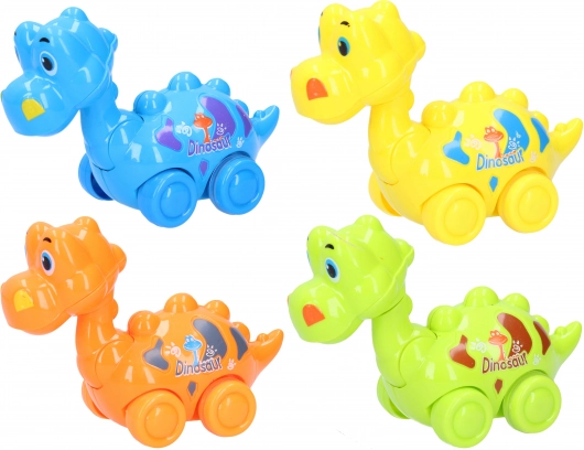 Tehetetlenségi dinoszauruszok 14 cm – színes guruló játékok gyerekeknek