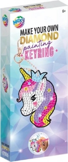 Moxy gyémántfestés medál Egyszarvú