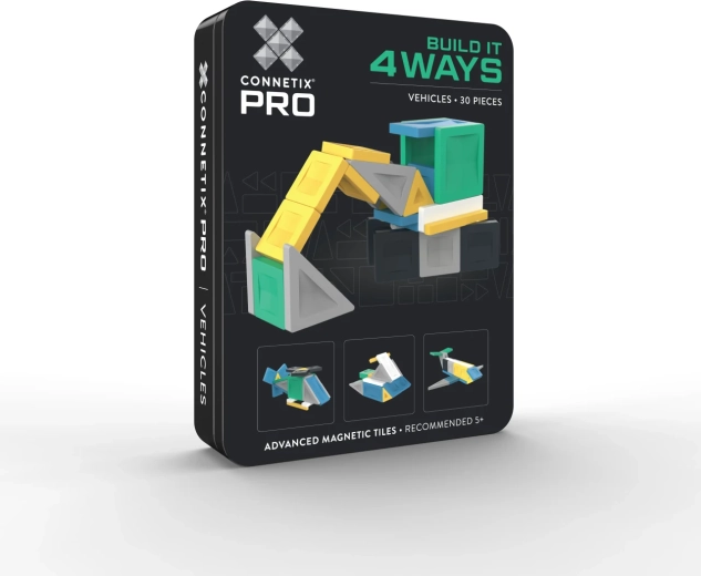 CONNETIX PRO járműépítő készlet 4 módon, 30 darabos