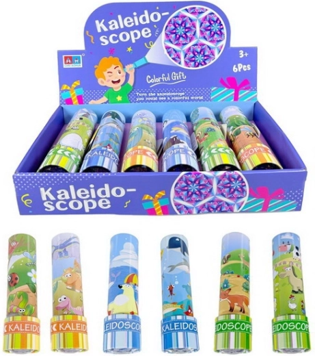 Fém kaleidoszkóp gyerekeknek – 6 motívum