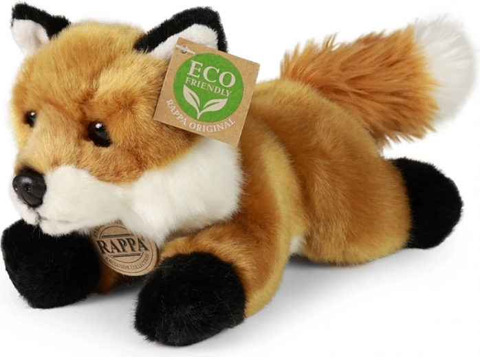 Rappa plüss róka fekvő 20 cm, környezetbarát