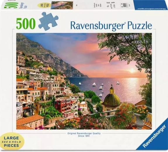 Ravensburger puzzle Positano, Olaszország XXL 500 darab