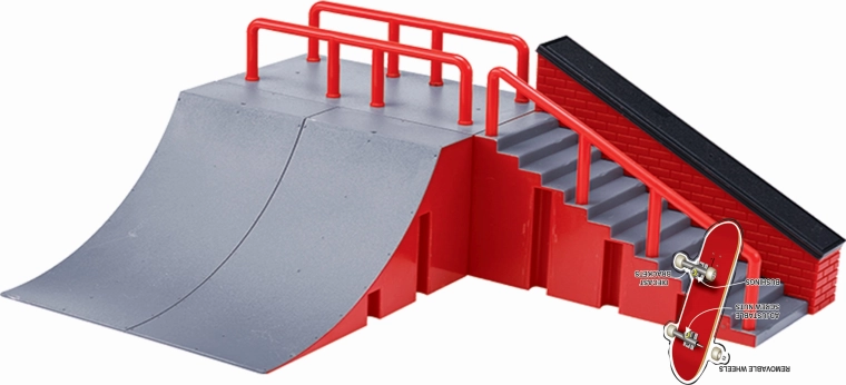 Ujjdeszkás készlet rámpával és lépcsőkkel